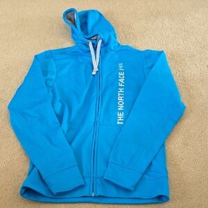 The North Face Blue Zip Up Hoodie. Size Small, Unisex.